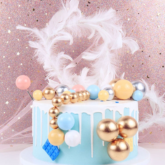 Faux Balls for Cake Decor | Pack of 20pcs | Imported