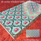 18 Cavity Festive Lotus Print Chocolate Box | Pack of 10pcs