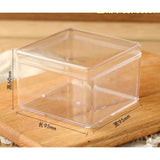 Transparent Acrylic Dessert/ Cake Tub with Lid | Pack of 96pcs | Free Shipping