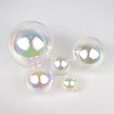 Premium Transparent Faux Balls | Pack of 12pcs | 3 colours mixed