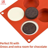 12 Cavity Silicone Oreo Dip Mould