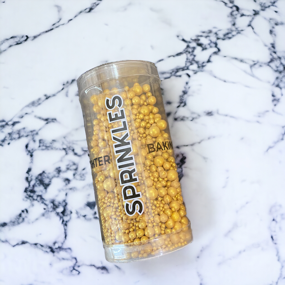 Mix Size Gold Pearls | Pack of 100gms