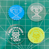 Best Dad Ever | Outbosser Stamp