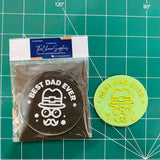 Best Dad Ever | Outbosser Stamp