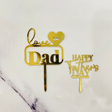 Love u Dad | Medium Cake Topper | 1pc