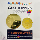 Happy Father's Day | Big Acrylic Coin | Pack of 5pcs