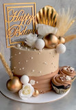 Palm Leaf Cake Topper (Set of 2)