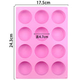 12 Cavity Silicone Oreo Dip Mould