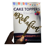 #Rokafied Cake Topper | Gold