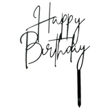 Modern Font HBD | Cake Topper