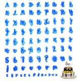 Cursive Alphabet Fondant Stamp | Best Seller