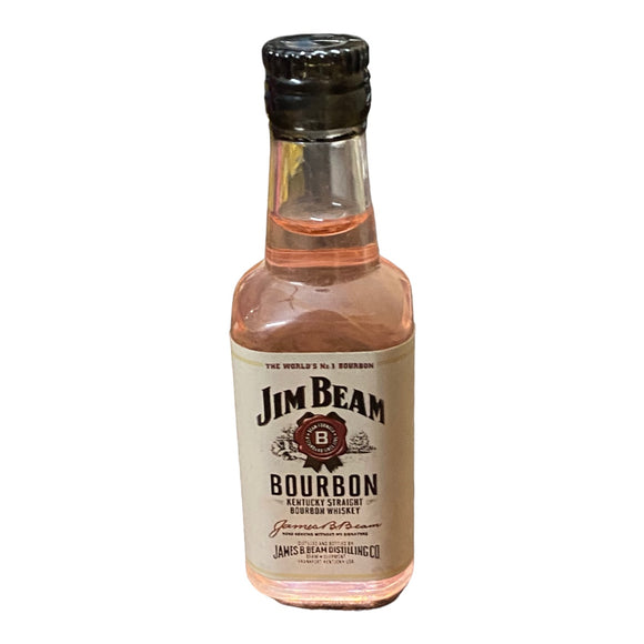 Jim Beam Bourbon | Fake Miniature Alcohol | Cake topper
