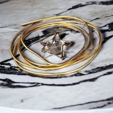 Swirl Star Topper | 5inch Diameter | Gold colour