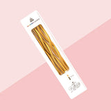 Spiral Candles (Pack Of 6pcs) | Gold