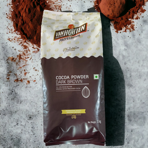 Vanhouten Dark Cocoa Powder | 1kg Pack | Original