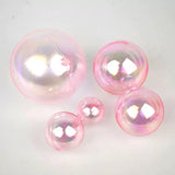 Premium Transparent Faux Balls | Pack of 12pcs | 3 colours mixed