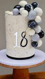 Light Grey Colour Faux Balls For Cake Decoration | Pack of 20pcs | LIGHT GREY