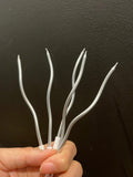 Spiral Candles (Pack Of 6pcs) | Silver