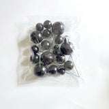 Shiny Black Colour Faux Balls For Cake Decoration | Pack of 20pcs | Glossy Finish