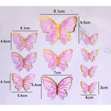 Pink butterflies | Cake Decorating Butterflies | Pack of 10pcs