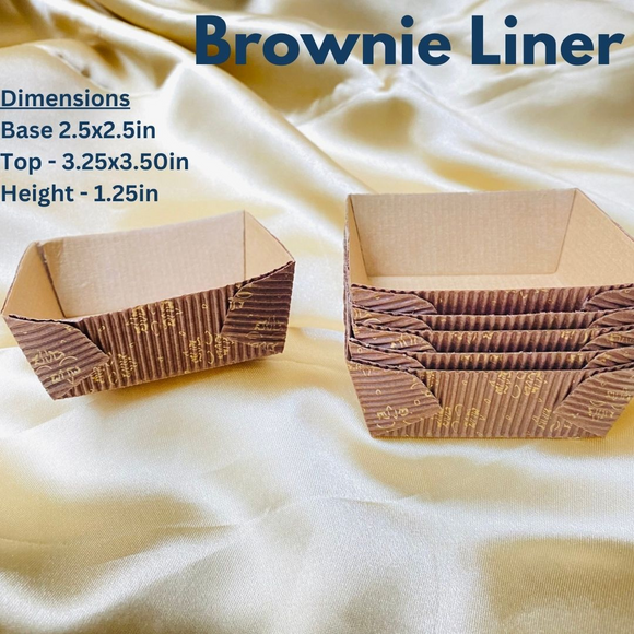 Brownie Liner | Pack of 50pcs | Big one 2.5inch