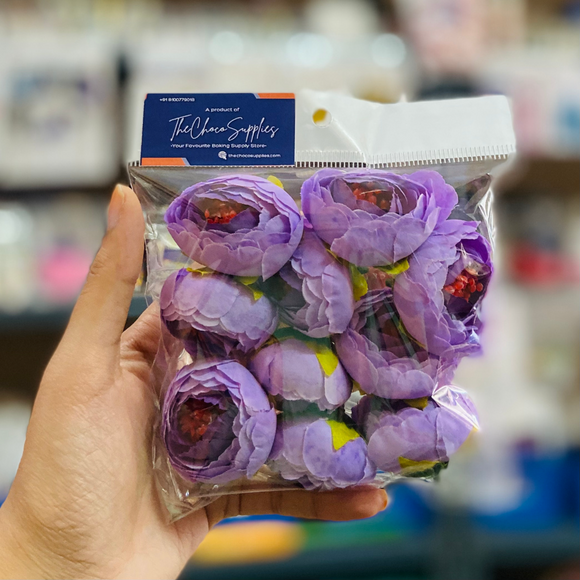 Lavender Colour peonies for cake decor