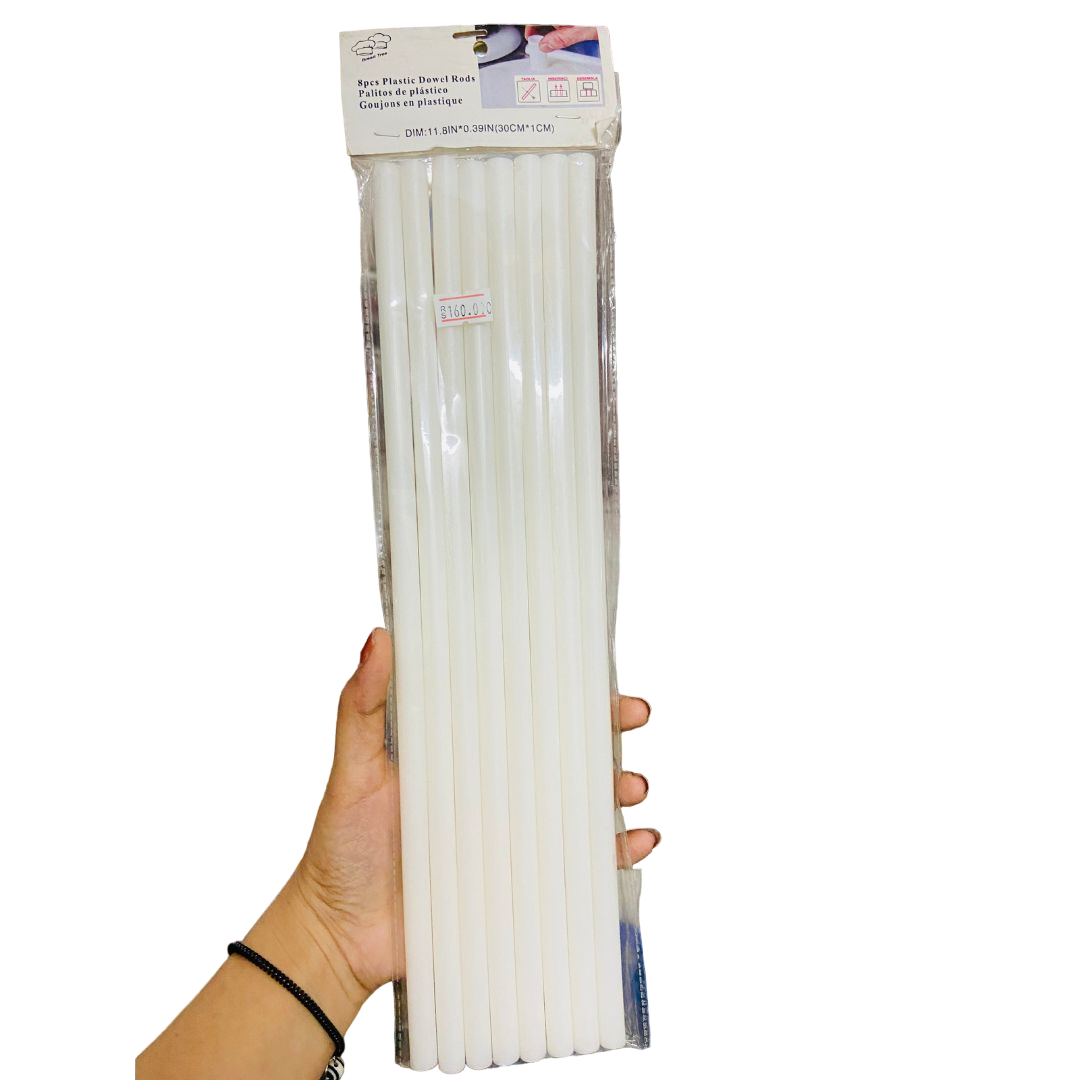 Plastic Cake Dowels 12 Pcs – Bakers Place