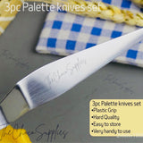 3pc Palette Knives set