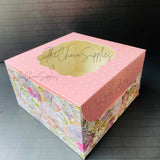 Duo-Floral 1 pound Cake box