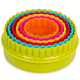 Round Two sided Cookie/Fondant Cutter (Set of 6)