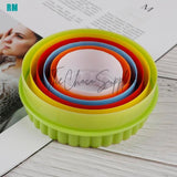 Round Two sided Cookie/Fondant Cutter (Set of 6)