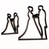 Couple Cutter | Wedding Cutter | Valentines Cutter (set of 9)
