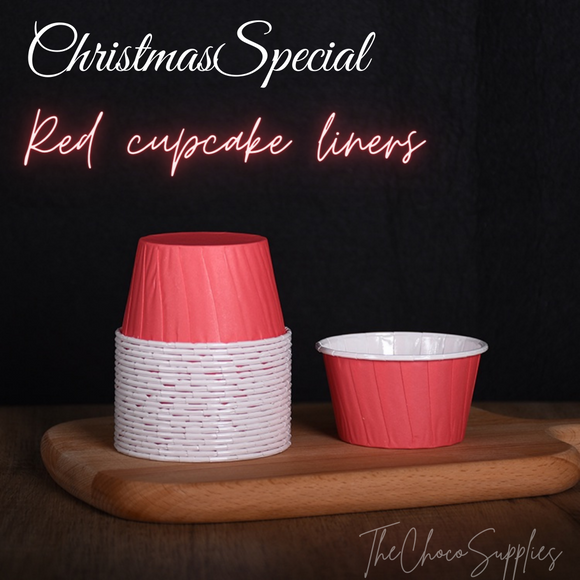 Red | Cupcake liner | Bakestable