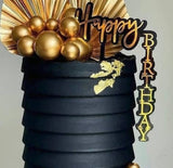 Happy Birthday | Falling Letter Cake Topper | HBDCT005