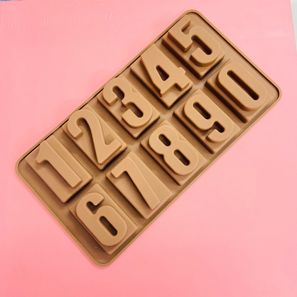 Number Chocolate | Silicone Mould | 0-9