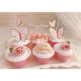 Pink butterflies | Cake Decorating Butterflies | Pack of 10pcs