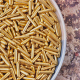 Imported Golden Rod Sprinkles | 50 grams