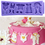 Fondant Baby Clothes Mould (set of 2)