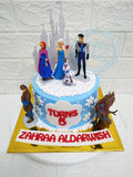 Frozen Topper | Elsa topper | Frozen Family | Mini Figurine | Cake topper | Set of 6.