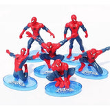 Spiderman Figurine Cake topper| Spiderman Action Figures | Set of 7.