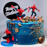 Spiderman Figurine Cake topper| Spiderman Action Figures | Set of 7.