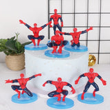 Spiderman Figurine Cake topper| Spiderman Action Figures | Set of 7.