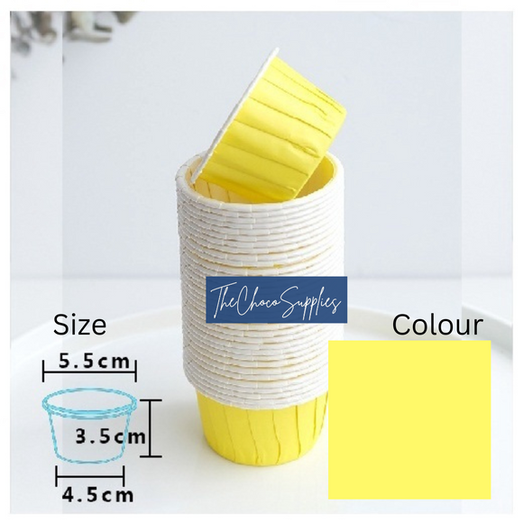 Yellow | Cupcake Liners | Bakestable