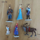 Frozen Topper | Elsa topper | Frozen Family | Mini Figurine | Cake topper | Set of 6.