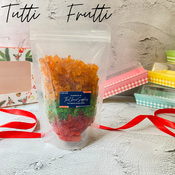 Tutti Frutti for Cake / Icecream | Dried Colourful Tasty Trutti Frutti | Pack of 250g