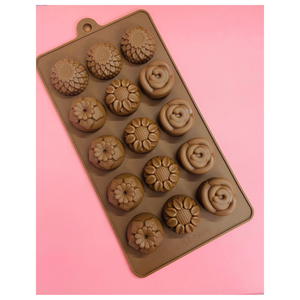 Tri Flower Silicone Mould | Design 2