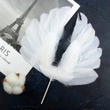 Angel Wings Feather Cake Topper | White Colour