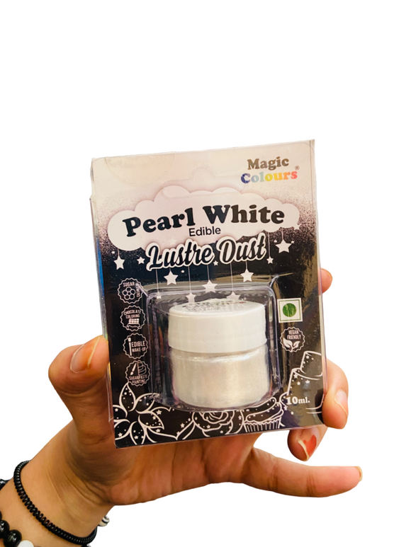 Magic Colours | Pearl White Lustre Dust | 10ml