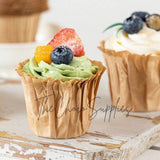 Tulip Cups | Light Beige | Pack of 30pcs | Bakestable