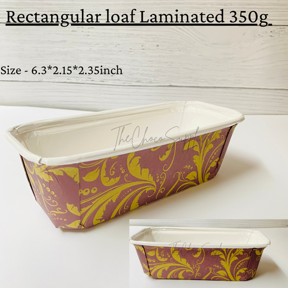 Rectangular Loaf Laminated | 350gms | Pack of 25pcs